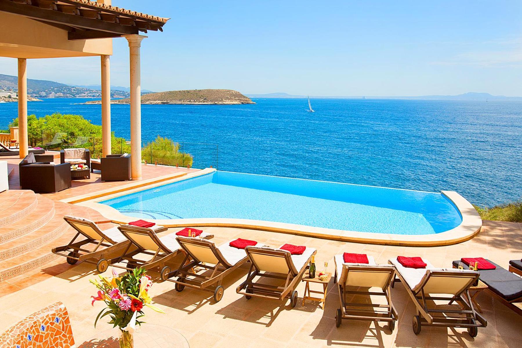 Villa Juan Carlos Cala Vinas  ภายนอก รูปภาพ